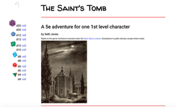 The Saint's Tomb Image