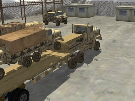 Transport Army vehicle truck driving Game Cover