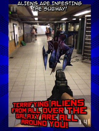 Aliens Everywhere! Augmented Reality Invaders from Space! FREE Image