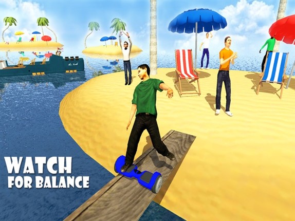 Beach Race :Scooter Stunt Game screenshot