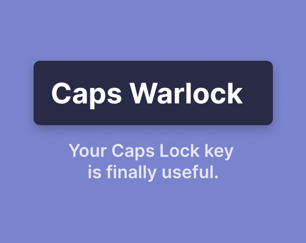 Games like Caps Warlock