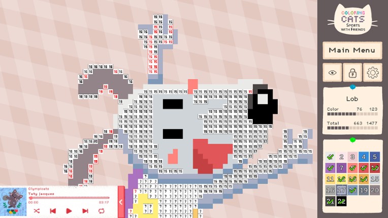 Coloring Cats: Sports With Friends screenshot