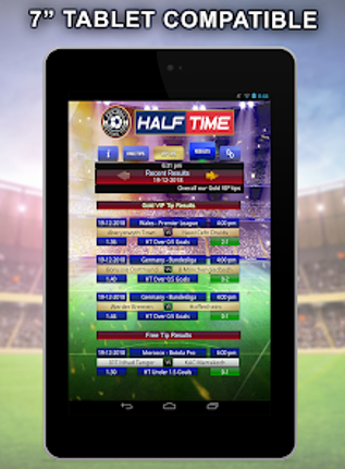 Half Time football betting tip Image