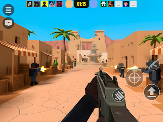 BLOCKFIELD — PvP Pixel Shooter screenshot