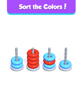 Hoop Stack - Color Puzzle Game screenshot
