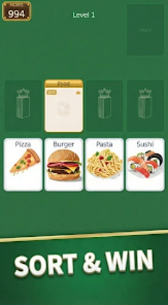 Solitaire Sort: Picture Word Image