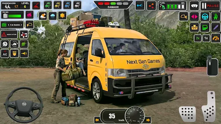 City Van Driving Simulator 3D screenshot