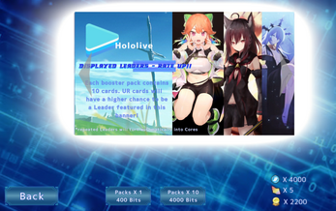 Virtual Legends CCG (BETA) screenshot