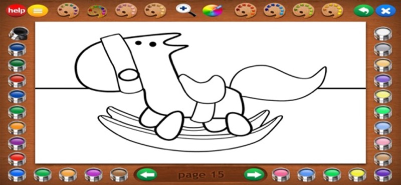 Kid's Stuff Coloring Book Image