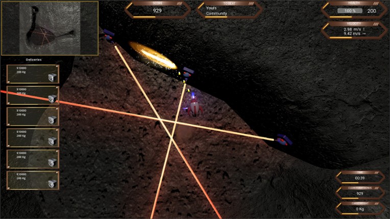 RocketShip Go Up screenshot