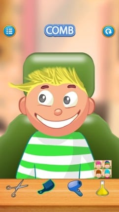 Child game / hair cut (Yellow) Image