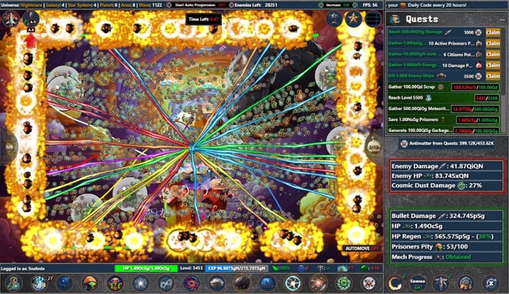 Galaxy Idle Clicker screenshot