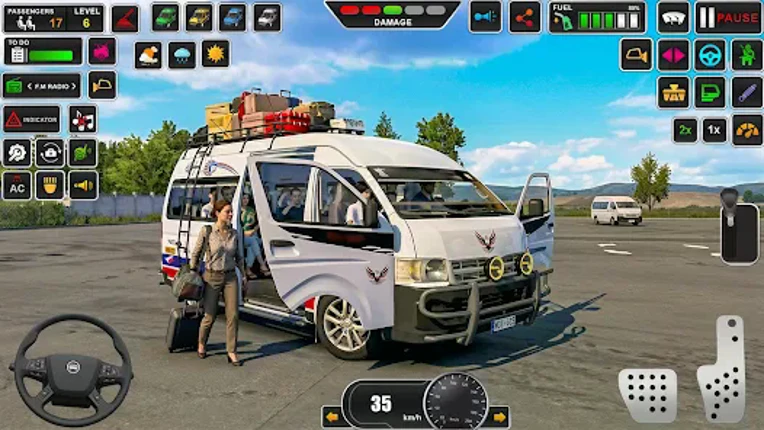 City Van Driving Simulator 3D screenshot