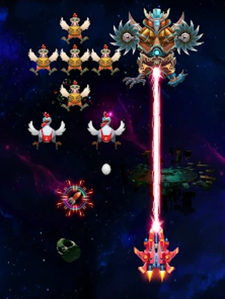 Galaxy Attack: Chicken Shooter screenshot