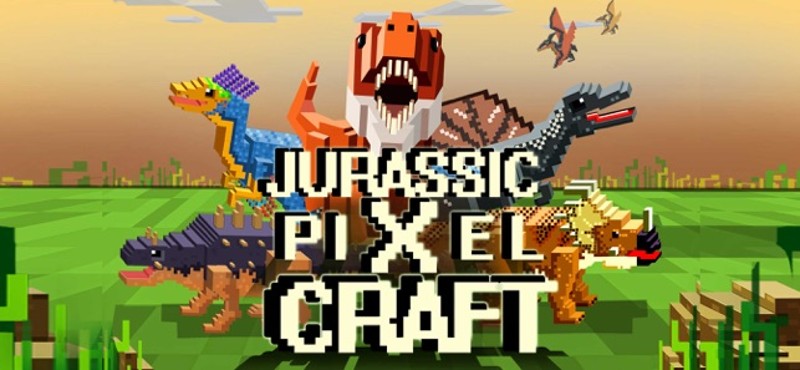 Jurassic Pixel Dinosaur Craft Image