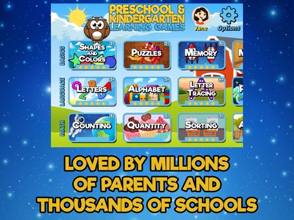 Preschool &amp; Kindergarten Games Image