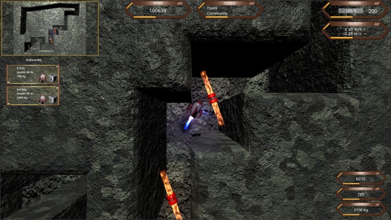 RocketShip Go Up screenshot