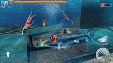 Scary Shark Unleashed 3D Image