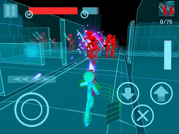 Stickman Neon Gun Warriors screenshot