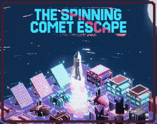 The Spinning Comet Escape Image