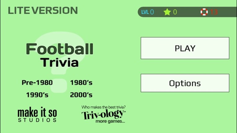 US Football Trivia screenshot