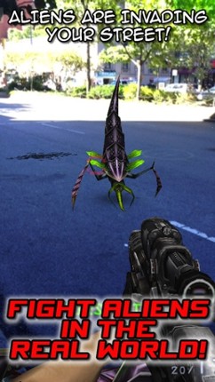 Aliens Everywhere! Augmented Reality Invaders from Space! FREE screenshot