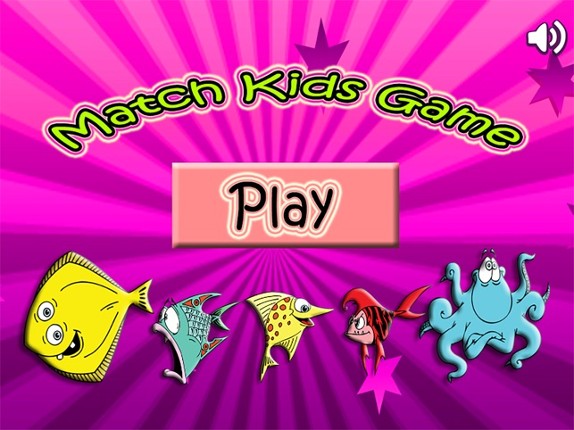 Animal match fish game kids screenshot