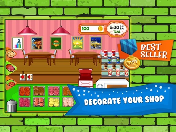 Burger Cooking Restaurant Maker Jam - the mama king food shop in a jolly diner story dash game! Image