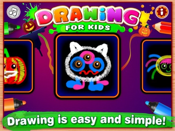 DRAWING for Kids and Toddlers. Learning Games Free screenshot