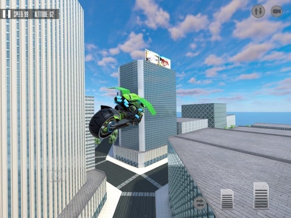 Flying Moto Pilot Simulator screenshot