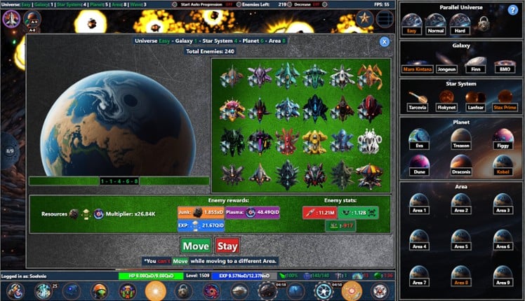 Galaxy Idle Clicker screenshot