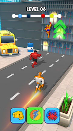 Superhero Transform Shift Game screenshot