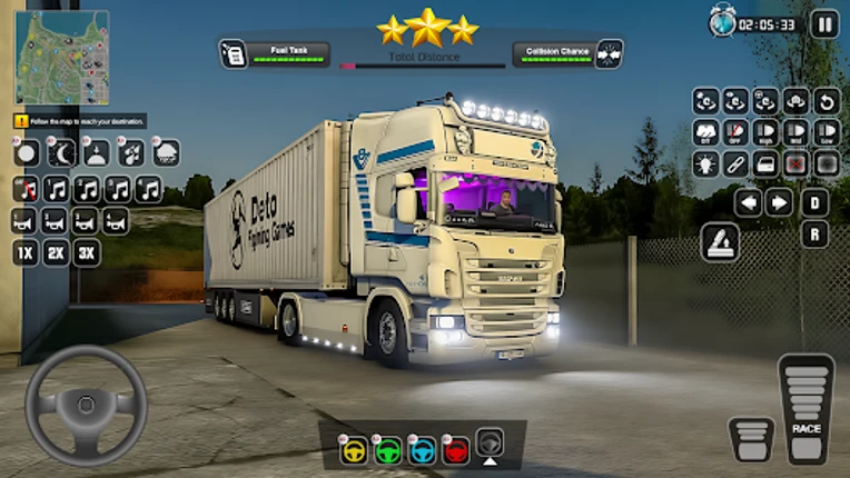 Euro Highway Truck Game Image