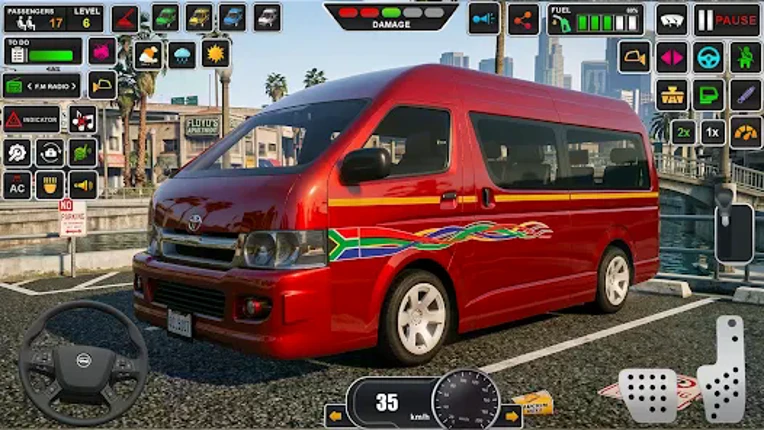 City Van Driving Simulator 3D screenshot