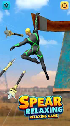 Ragdoll Spear Smash Fall Game screenshot