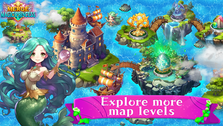 Merge Magic Princess: Tap Game screenshot