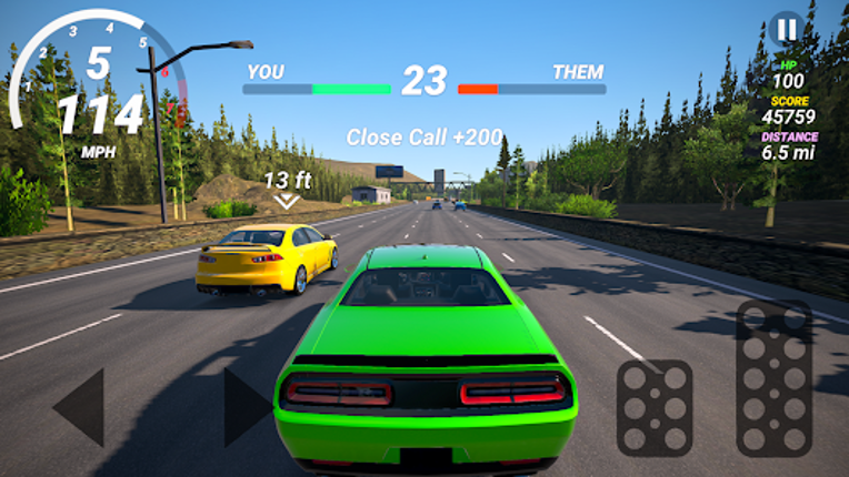 Highway Car Traffic Battle screenshot