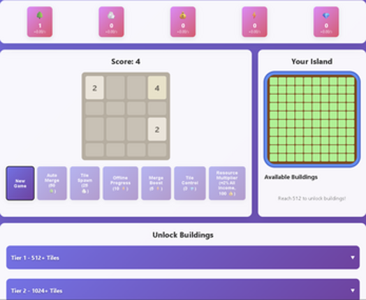 Idle Island: 2048 Image