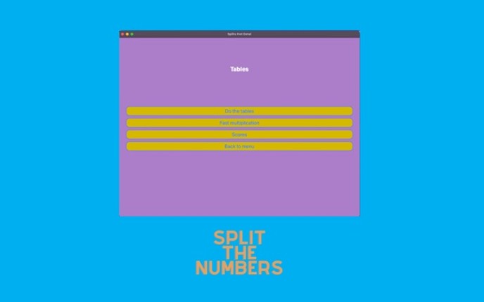 Mateo's Splits screenshot