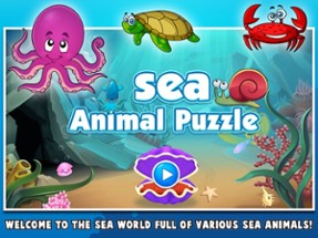 My First Sea Animals Puzzle Games Image