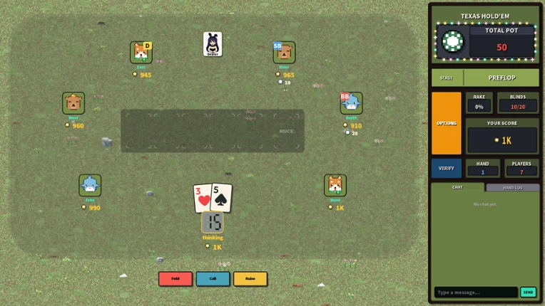 Pixel Texas Hold'em Image