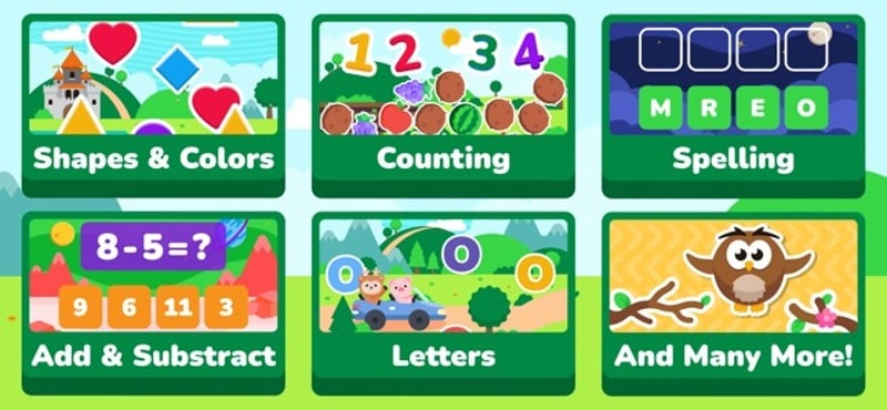 Preschool &amp; Kindergarten Games Image