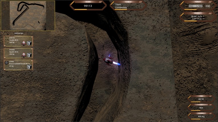 RocketShip Go Up screenshot