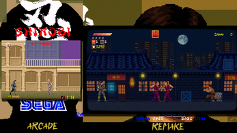 Shinobi Arcade Fan Remake Image