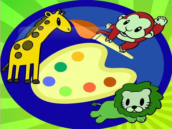 Vocabulary animals Coloring Book screenshot