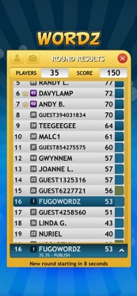 Wordz screenshot