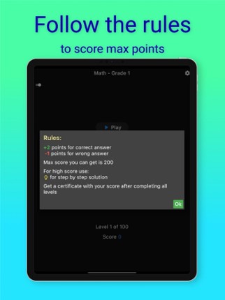 1st Grade Math Challenge screenshot