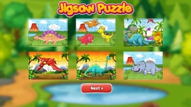 Dinosaur Fossil: Jigsaw Puzzle Preschool Toddler Image