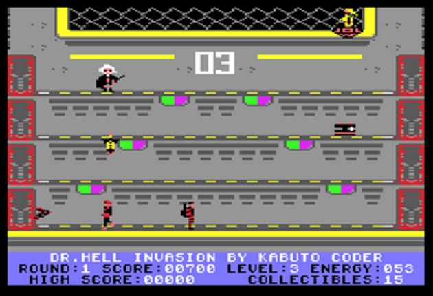Doctor Hell Invasion  (C64 PAL/NTSC) Image