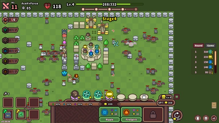 Elements and build screenshot